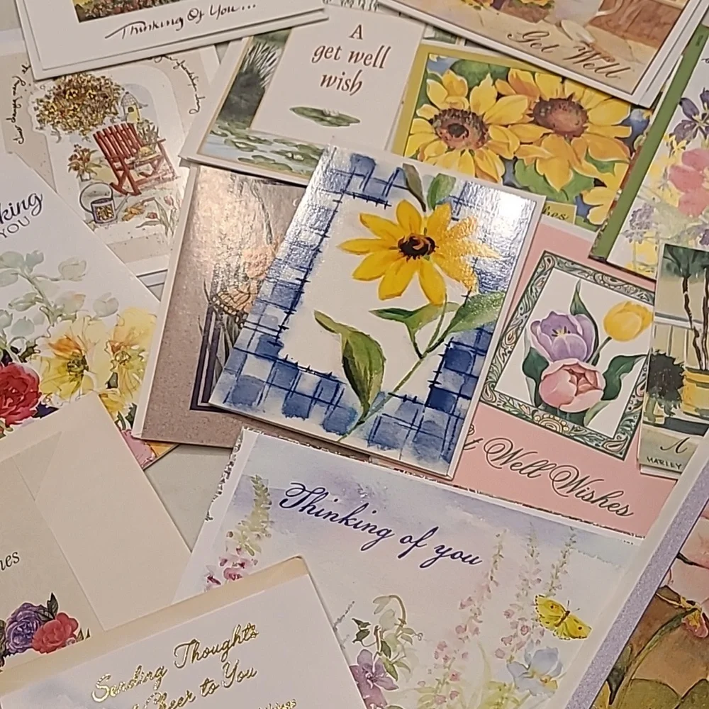 Bundle of 15 New Get Well Wishes Cards